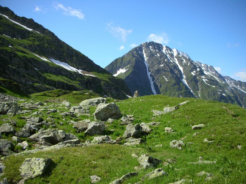 Auf dem Schafweg Richtung Hinterbalm